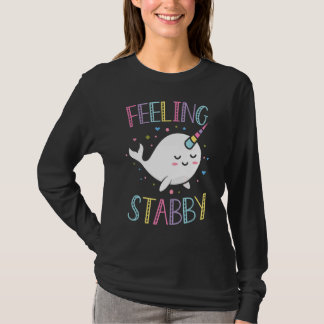 Feeling Stabby Sea Horn Toothed Whale T-Shirt