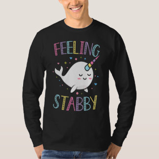 Feeling Stabby Sea Horn Toothed Whale T-Shirt