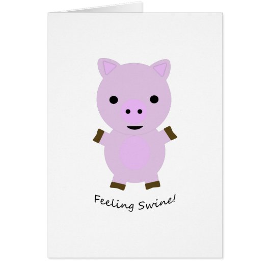 Feeling Swine Pig Cards (Front)