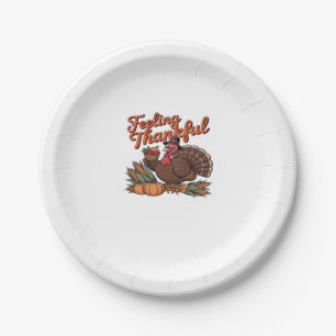 Feeling thankful Classic T-Shirt Paper Plates