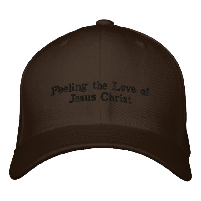 Feeling the Love Embroidered Baseball Cap (Front)