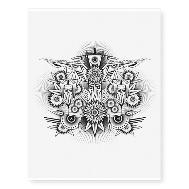 Feeling Tribal Temporary Tattoos (Front)