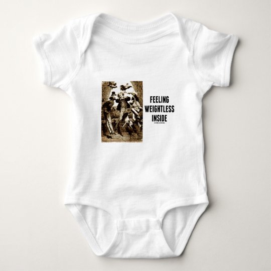 Feeling Weightless Inside (Anti-Gravity Verne) Baby Bodysuit