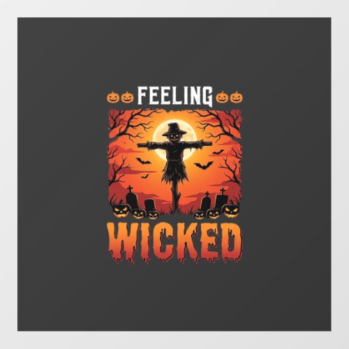 Feeling Wicked Halloween Scarecrow Design_1 Floor Decals