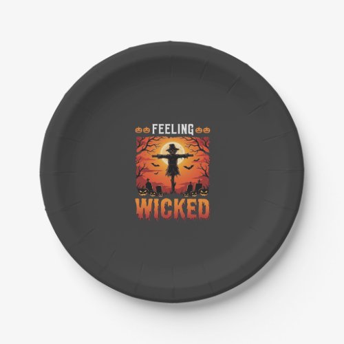 Feeling Wicked Halloween Scarecrow Design_1 Paper Plates