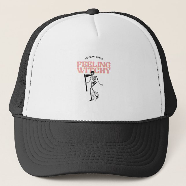 Feeling Witchy  Trucker Hat (Front)