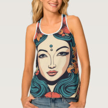 Feeling Zen AF in Bali Tank Top #8
