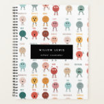 Feelings Emotions Faces Chart School Counselor Planner<br><div class="desc">Cute illustrations of different faces showcasing different feelings and emotions. A fun way for children to indicate how they’re feeling. This feelings and emotions chart is perfect for homeschool,  counselors,  teachers,  parents and school psychologists. A playful way to express your emotions.</div>