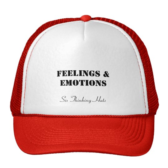 Feelings & Emotions, Six Thinking Hats Zazzle