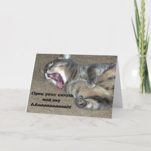 Feels Better Soon Kitty Cat Card