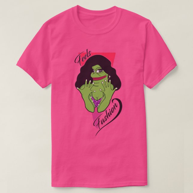 Feels Fashion Frog T-Shirt (Design Front)