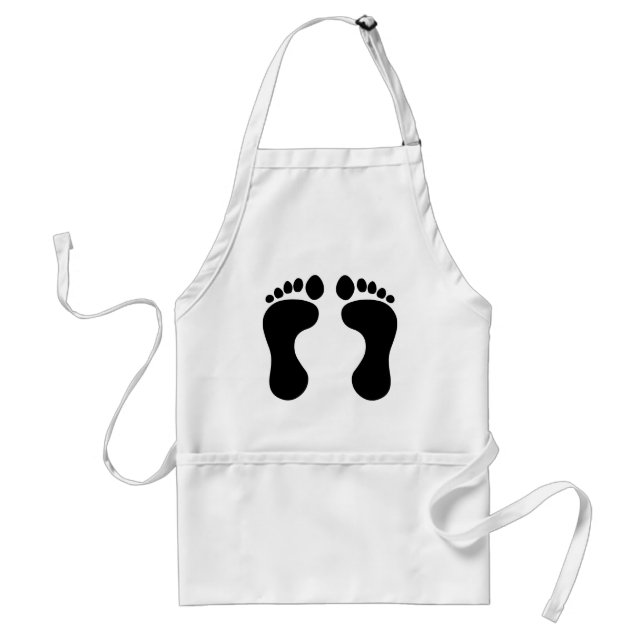 feet adult apron (Front)