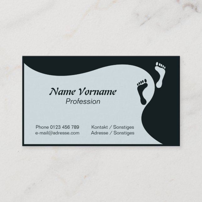 feet business card (Front)
