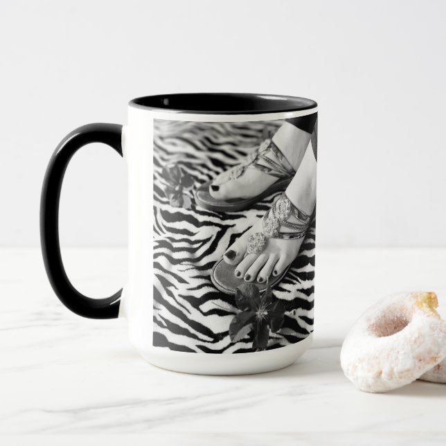 Feet coffee cup  (With Donut)