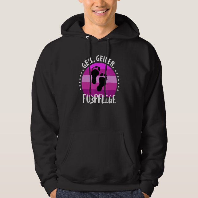 Feet Foot Care Podiatry Pedicure Foot Podiatry Pod Hoodie (Front)