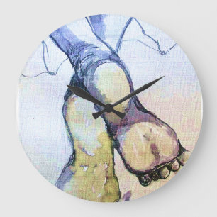 Feet Large Clock
