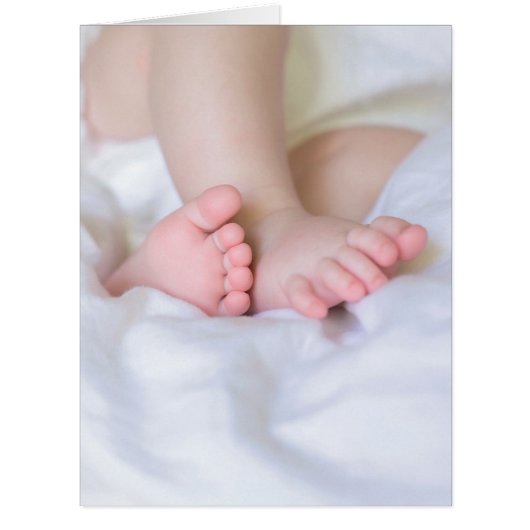 feet of a baby cards (Front)