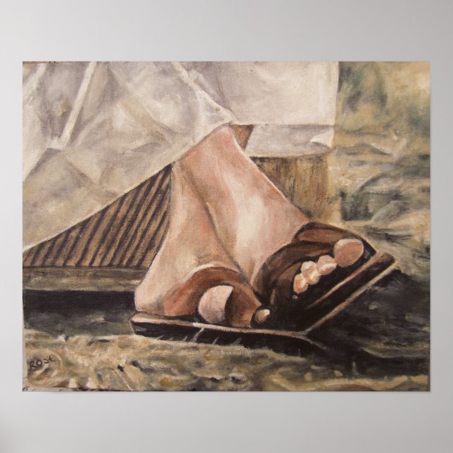 Feet of the Beloved...Meher Baba Poster (Front)