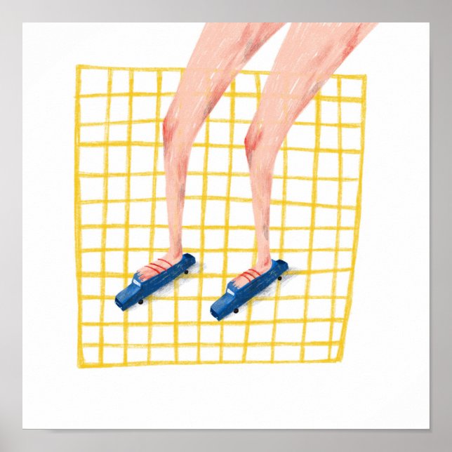 Feet on cars poster (Front)