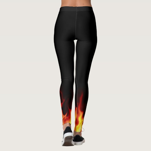 Feet On Fire Leggings (Back)