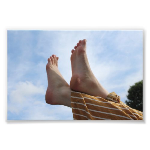 Feet to the Sky Photo Print