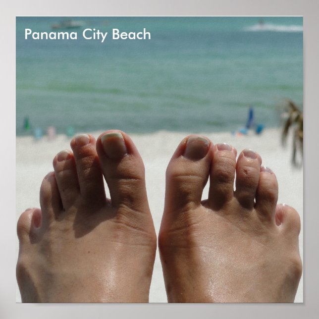 Feet with beach poster (Front)