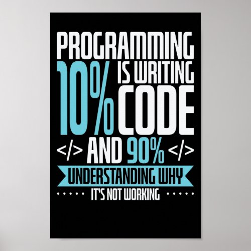 Fehler finden beim Programmieren nervt Poster