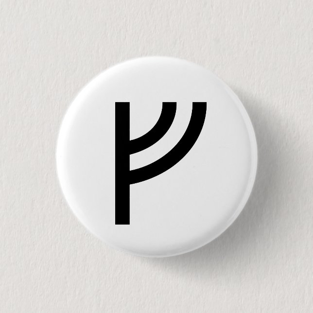 Fehu Button (Front)