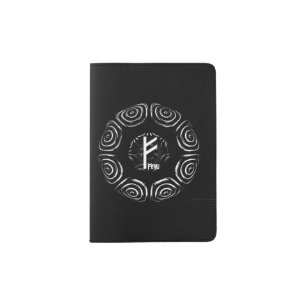 ☼Fehu - Rune of Luck & Prosperity☼ Passport Holder