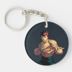 Fei Long Hands Raised Keychain