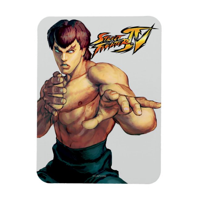 Fei Long Hands Raised Magnet (Vertical)