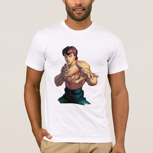 Fei Long Hands Raised T-Shirt (Front)