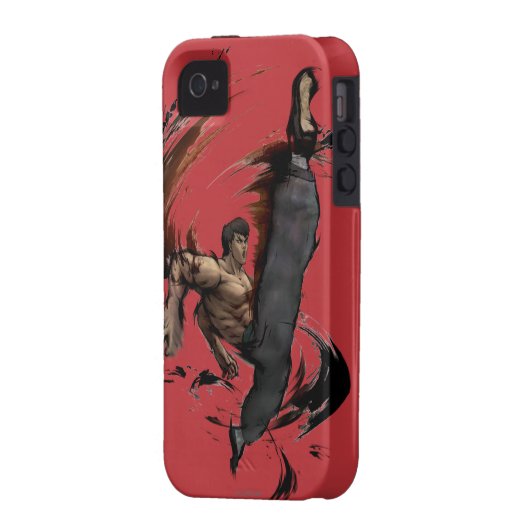 Fei Long High Kick Case-Mate iPhone Case (Back Left)
