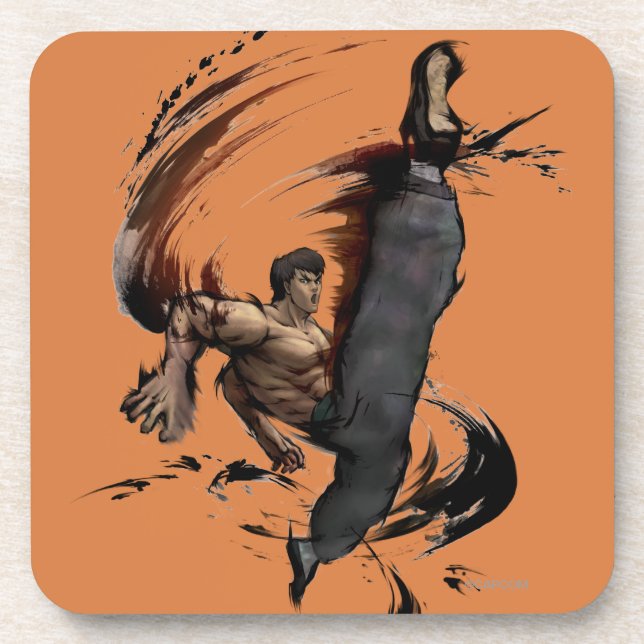 Fei Long High Kick Coaster (Front)