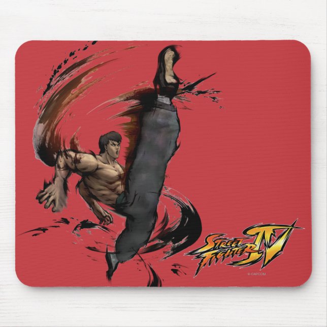 Fei Long High Kick Mouse Pad (Front)
