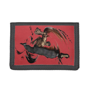 Fei Long High Kick Trifold Wallet