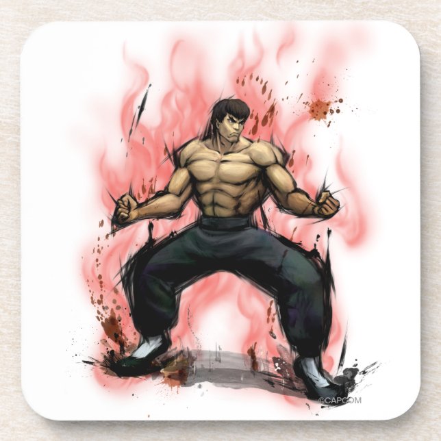 Fei Long Stance Beverage Coaster (Front)