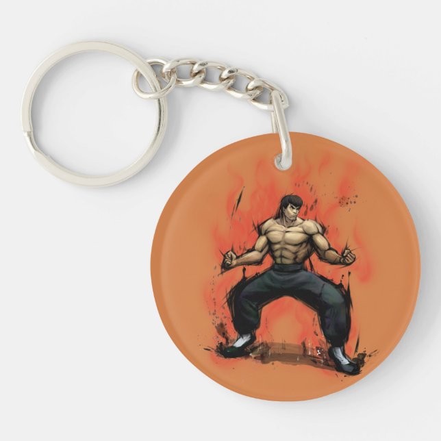 Fei Long Stance Keychain (Front)