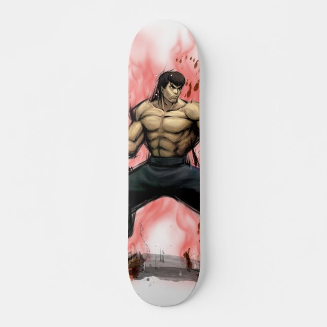 Fei Long Stance Skateboard Deck (Front)