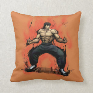 Fei Long Stance Throw Pillow