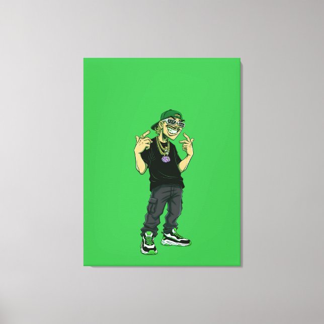 Feid Ferxo Canvas Print (Front)