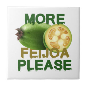 FEIJOA FRUIT ! CUTE GIFT FOR RARELY FRUIT LOVERS E CERAMIC TILE