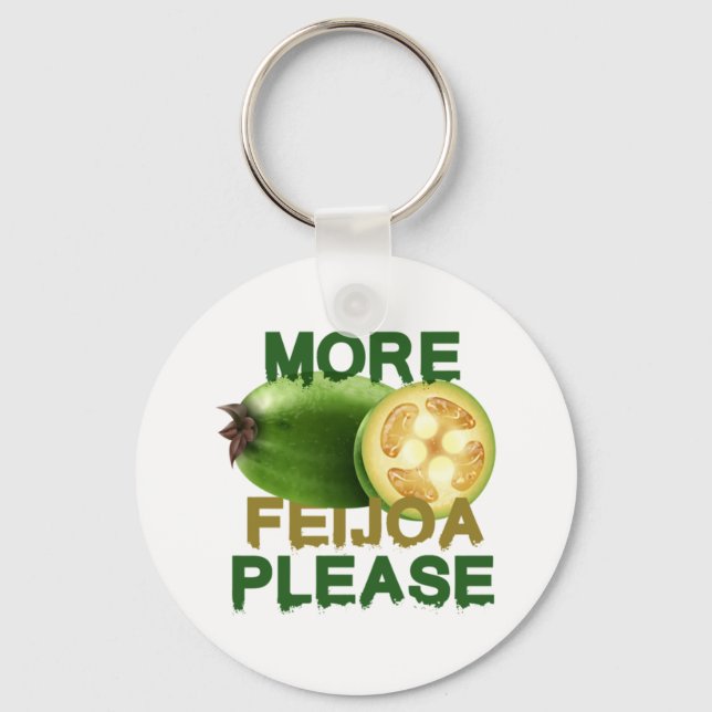 FEIJOA FRUIT ! CUTE GIFT FOR RARELY FRUIT LOVERS E KEYCHAIN (Front)