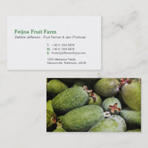 Feijoa fruit farmer / jam maker business cards