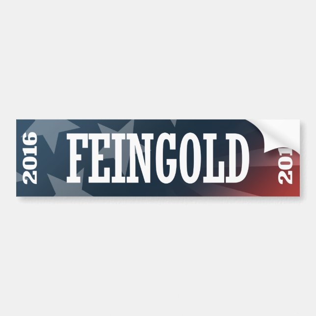 Feingold - Russ Feingold 2016 Bumper Sticker (Front)