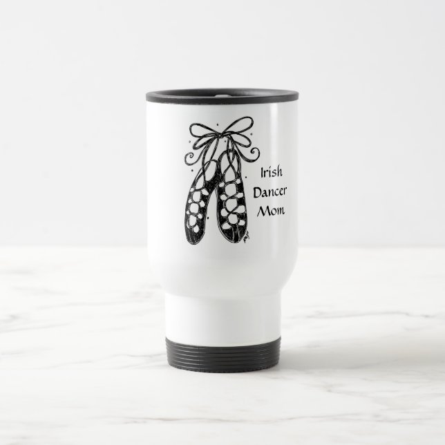 Feis Chauffeur: Mom, you're in the car a lot! Travel Mug (Center)