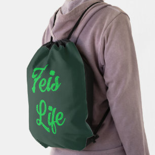 Feis Life Irish Dancer Drawstring Bag