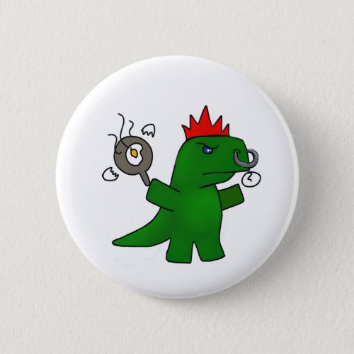 Feisty Animals Cook Eggs Button