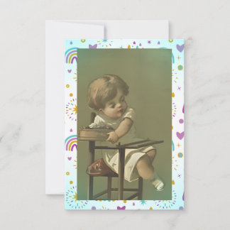 Feisty Baby Thank You Card