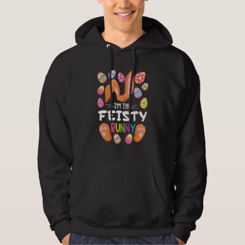 Feisty Bunny I Family Matching Easter Party Outfit Hoodie